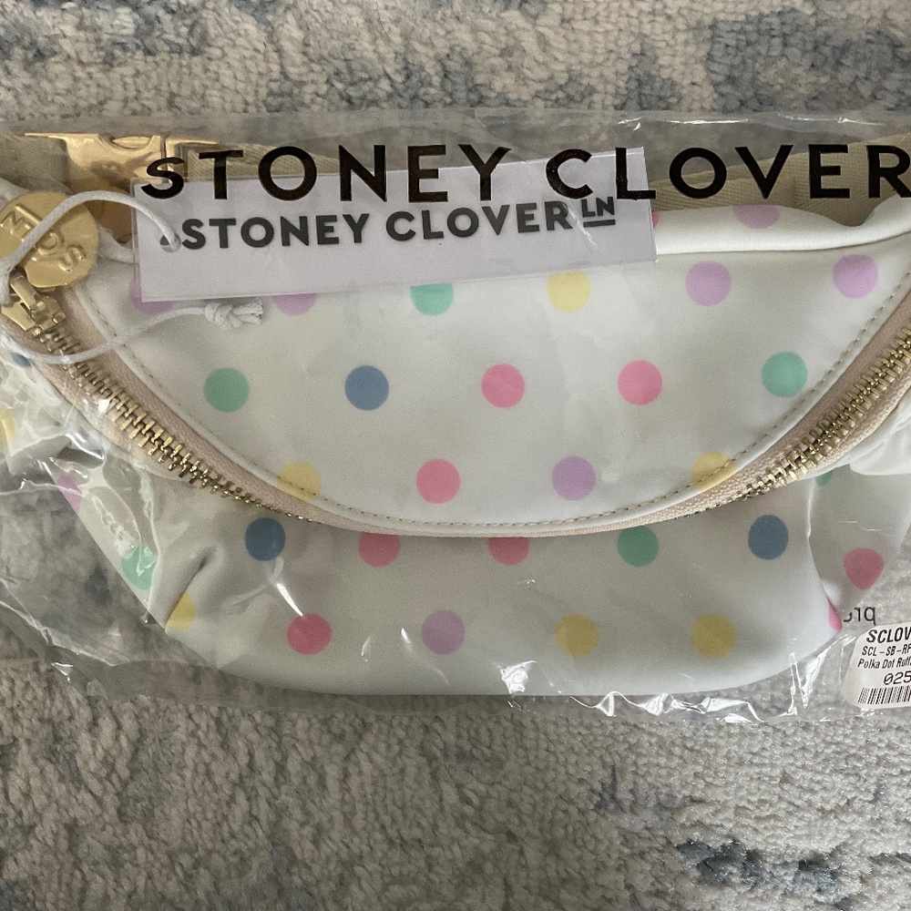 SCL Stoney Clover Lane Shopbop Polka Dot Ruffle Fanny Pack